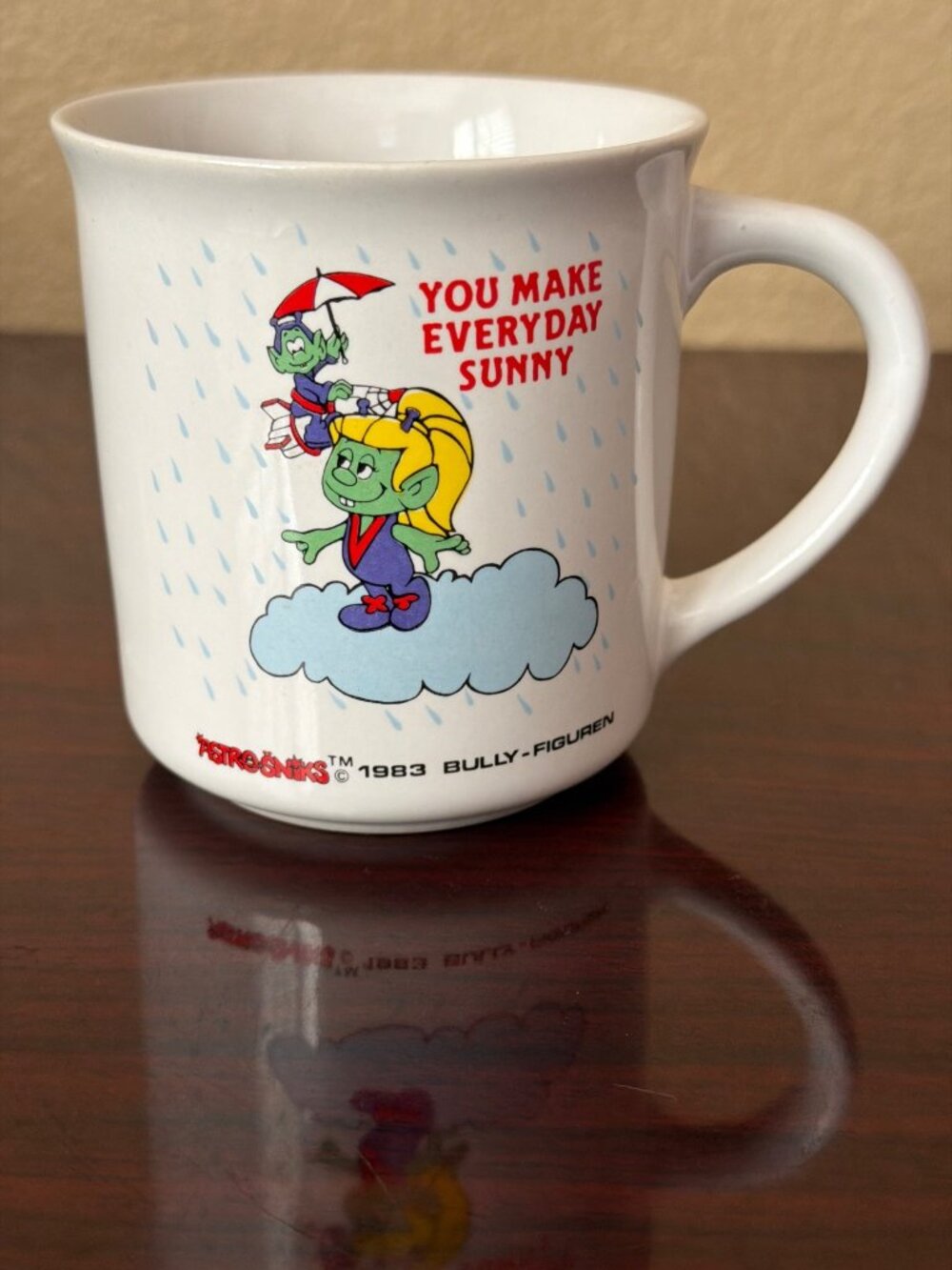 1983 Astrosniks Coffee Mugs Bully Figuren Star Power Korea Set of 4 - Picture 12 of 15